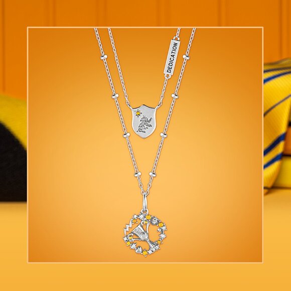 2021 Harry Potter Hufflepuff House pride Candle Mug with Necklace Charmed Aroma - Picture 3 of 7